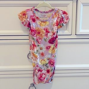 Posh Peanut Nala Ruffled Cap Sleeve Bodysuit Bamboo Size 12-18